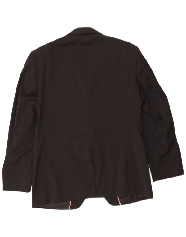 Jachetă pentru bărbați Marks & Spencer Autograph cu 2 nasturi, UK 38 Medium Black