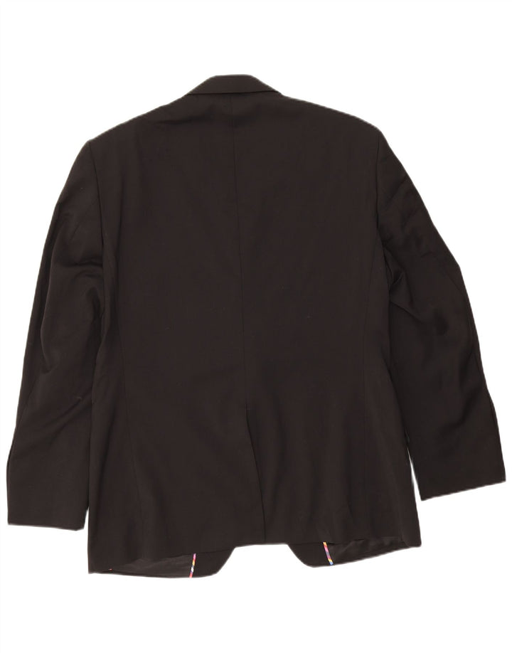 Jachetă pentru bărbați Marks & Spencer Autograph cu 2 nasturi, UK 38 Medium Black
