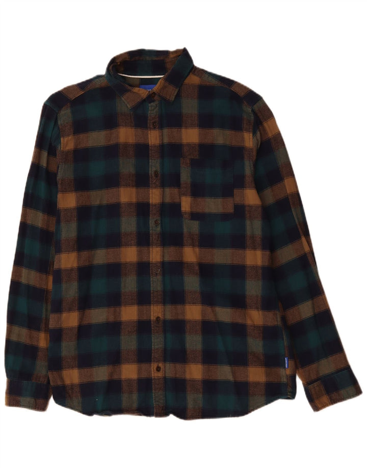 Cămașă de flanel pentru bărbați JACK & JONES, mare, multicolor, din bumbac