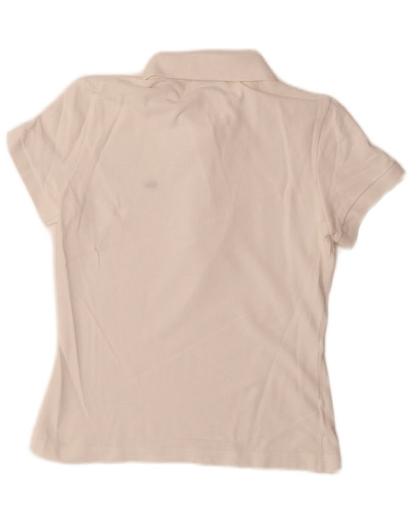 Tricou polo pentru femei Lacoste Mărimea 38 Medium White