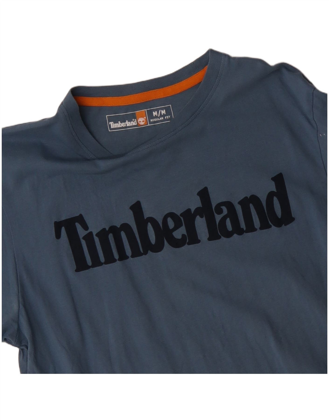 Tricou grafic TIMBERLAND pentru bărbați, cu croiala normală, din bumbac albastru mediu