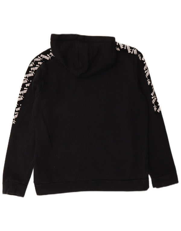Pulover pentru bărbați Puma Graphic Hoodie, bumbac mediu negru