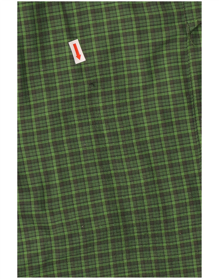 Cămașă pentru bărbați Columbia Omni-Shade Checked XL Green Check Nylon