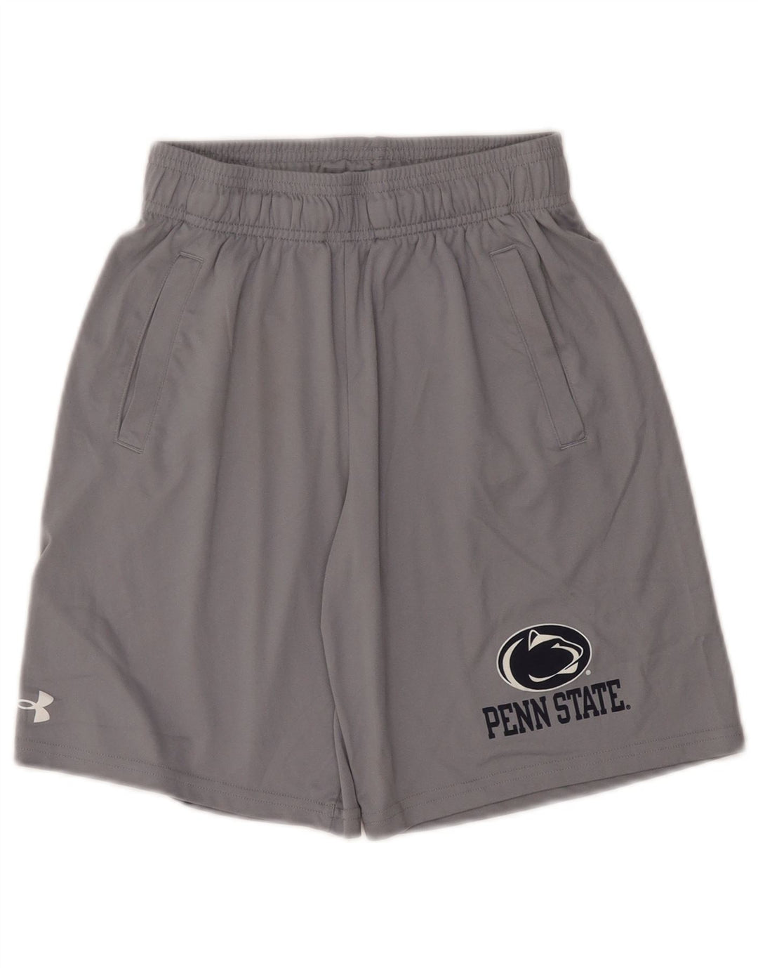 Pantaloni scurți sport grafic pentru băieți UNDER ARMOUR Penn State 11-12 ani, mari, gri