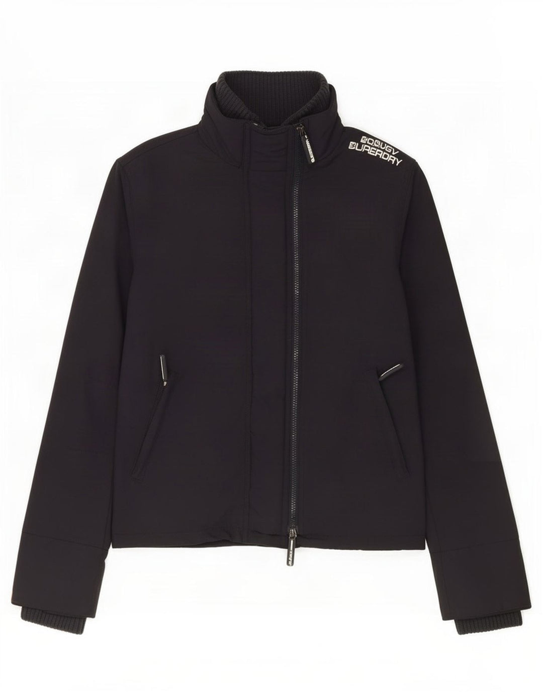Jachetă de ploaie grafică Superdry pentru femei UK 14 Medium Navy Blue Marine