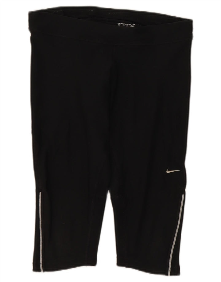 Leggings capri Nike Dri Fit pentru femei UK 14 Poliester mediu negru