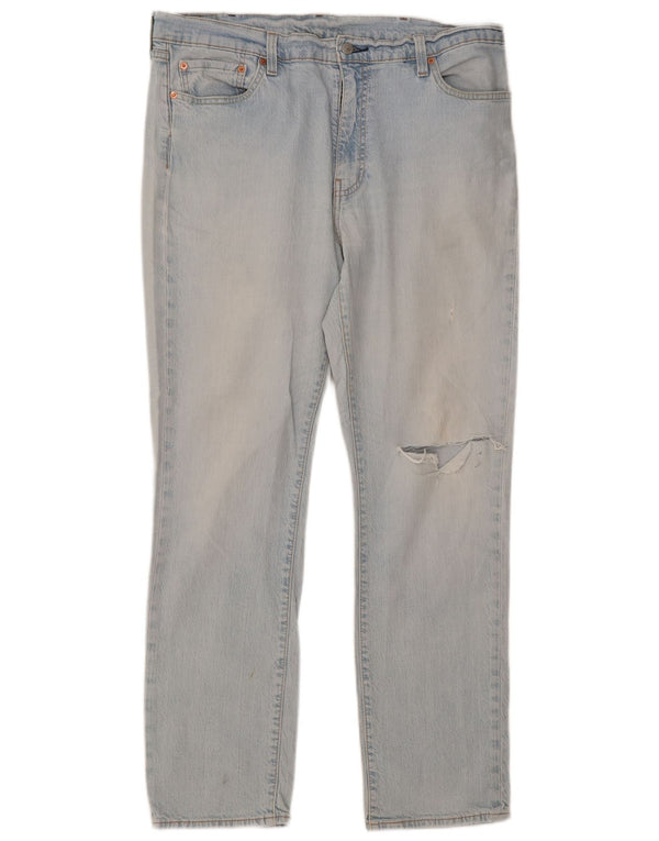 Blugi Levi's 511 Distressed Slim W38 L32 Bumbac albastru