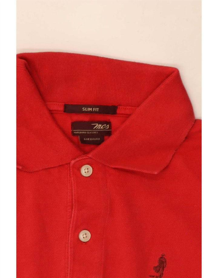 Tricou polo Marlboro Classics pentru bărbați, roșu mediu