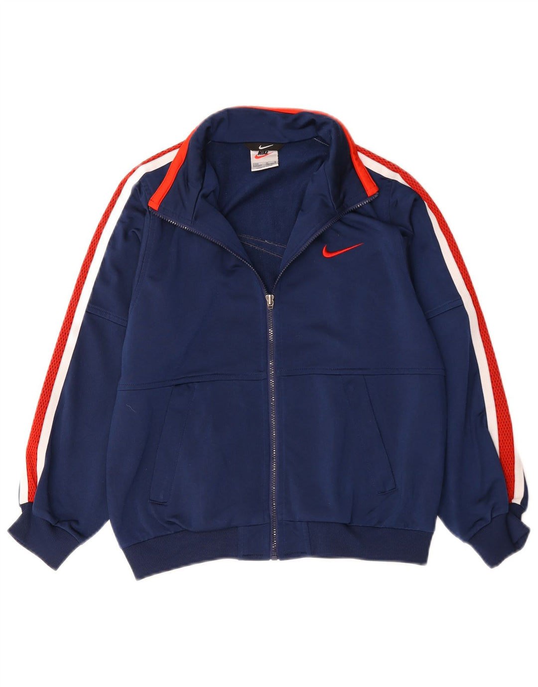 Jachetă de top pentru trening Nike pentru băieți 10-11 ani, medie, bleumarin, color block