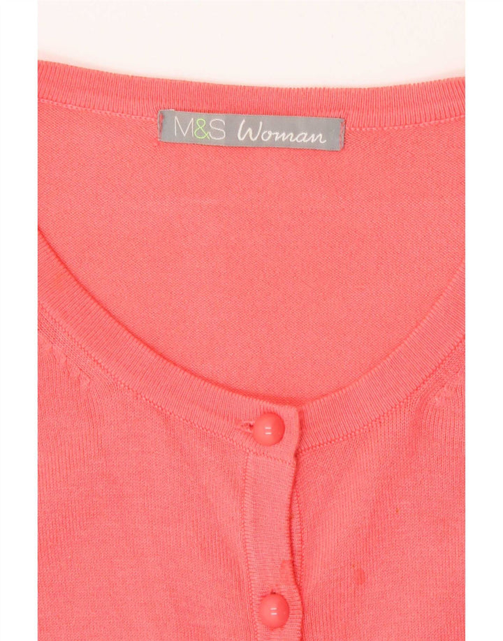 Pulover cardigan pentru femei Marks & Spencer UK 10 mic roz