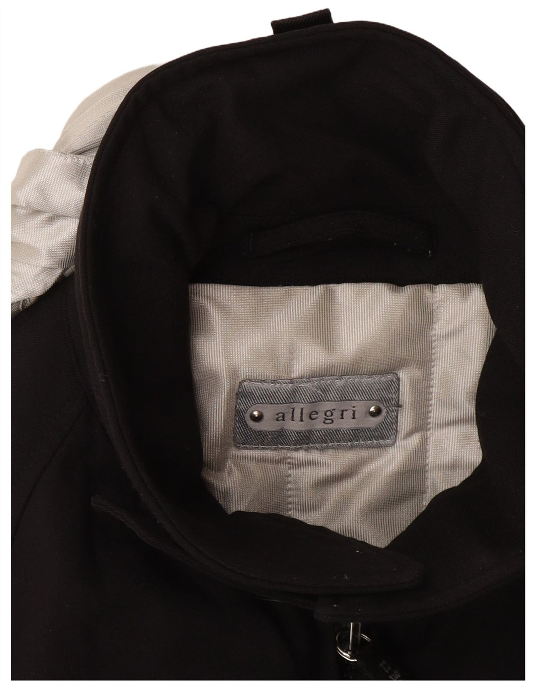 Jachetă de vânt cu glugă pentru bărbați Allegri UK 40, mare, negru, color block