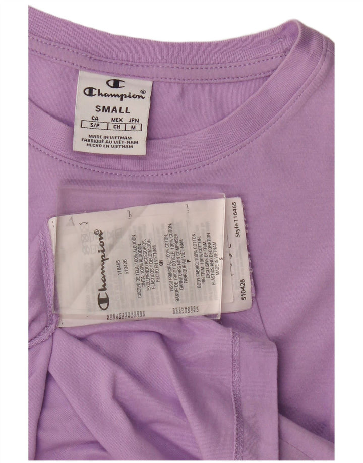 Tricou pentru femei CHAMPION Top UK 10 Small Purple Bumbac