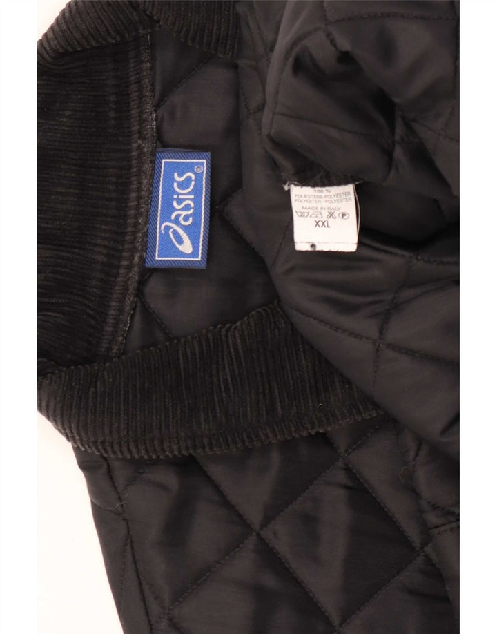 Pardesiu matlasat Asics pentru bărbați UK 44 2XL poliester negru