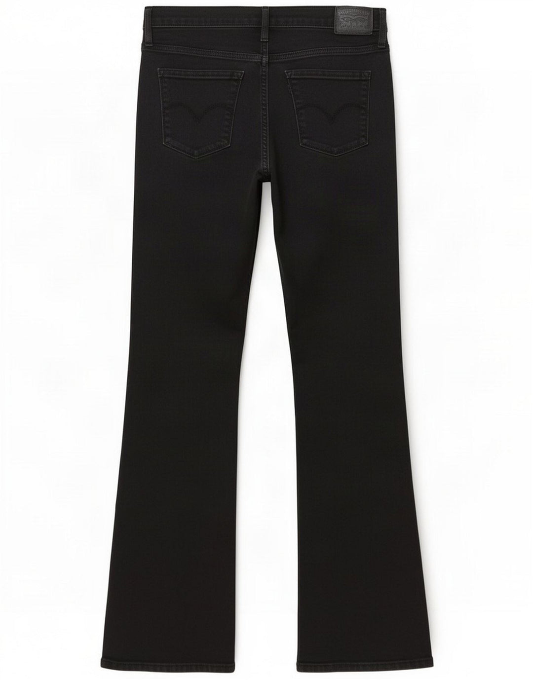 Levi's Womens 315 Bootcut Jeans W30 L32 Black Cotton