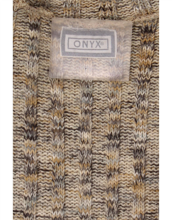Onyx Pulover cu gât rulat pentru femei UK 16, mare, multicolor, pete