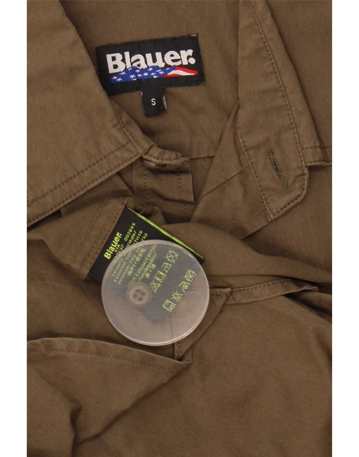 Cămașă cu mânecă scurtă Blauer pentru bărbați, bumbac kaki mic