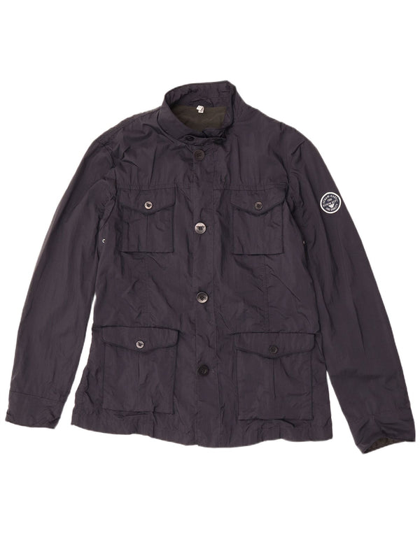 Jachetă Utilitară pentru bărbați Armani Jeans UK 42 XL Poliamidă bleumarin
