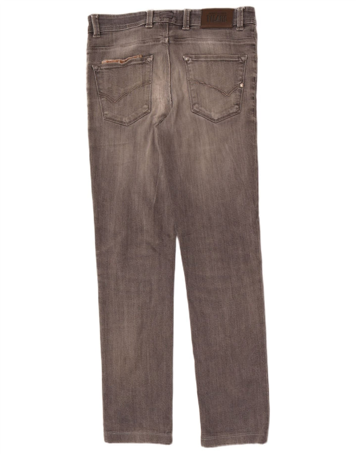 ALVIERO MARTINI Blugi slim pentru bărbați W33 L31 bumbac gri