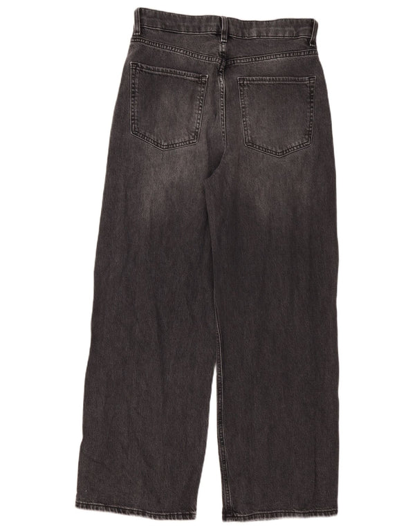 Marks & Spencer blugi pentru femei Per Una cu picioare largi UK 10 mici W30 L29 gri