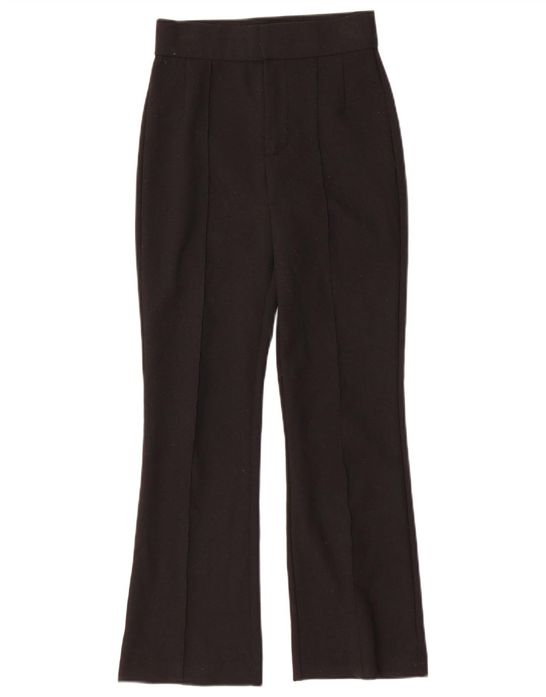 Pantaloni de costum pentru femei ZARA XS W24 L27 Poliester negru