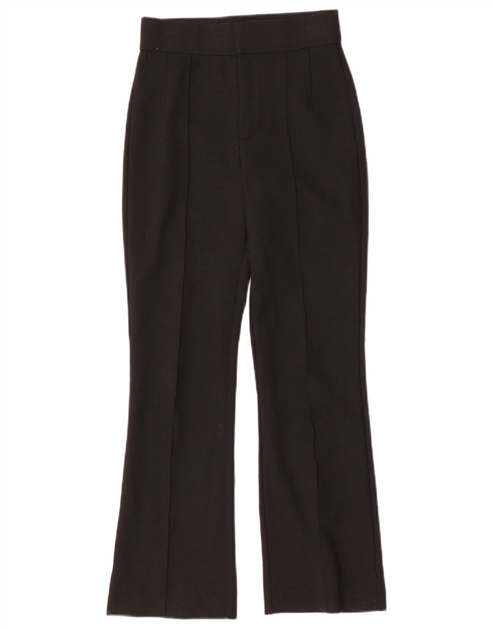 Pantaloni de costum pentru femei ZARA XS W24 L27 Poliester negru