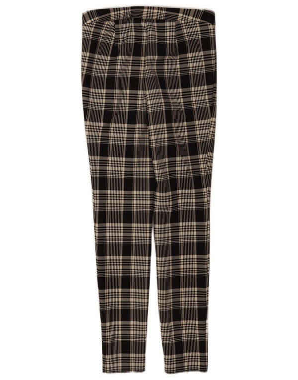 Pantaloni casual slim pentru femei Zara XS W24 L28 Black Check