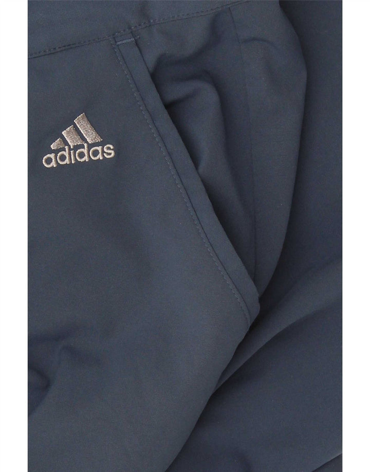 Pantaloni chino slim pentru bărbați Adidas W36 L30 poliester bleumarin