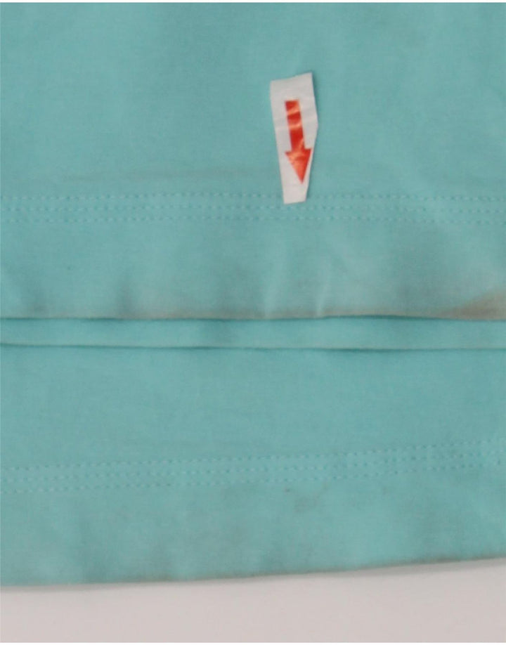 Pantaloni de trening obișnuiți pentru femei Adidas, bumbac turcoaz mediu