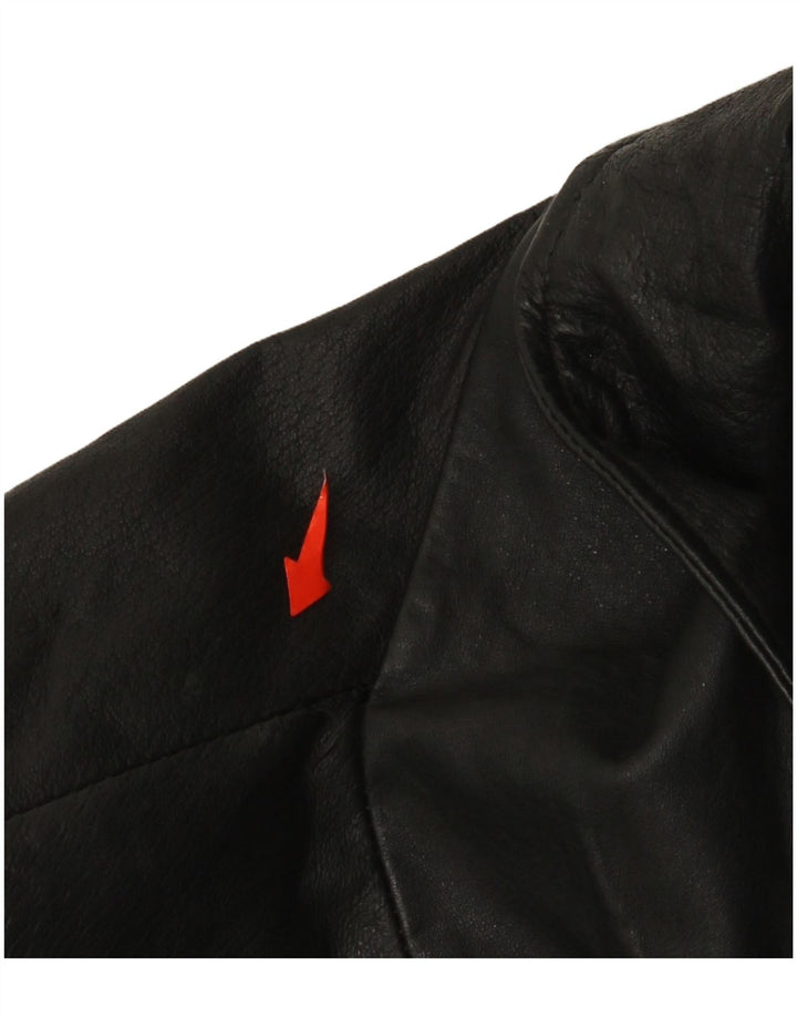 Jachetă de piele pentru femei Outer Edge UK 14 Medium Black Leather