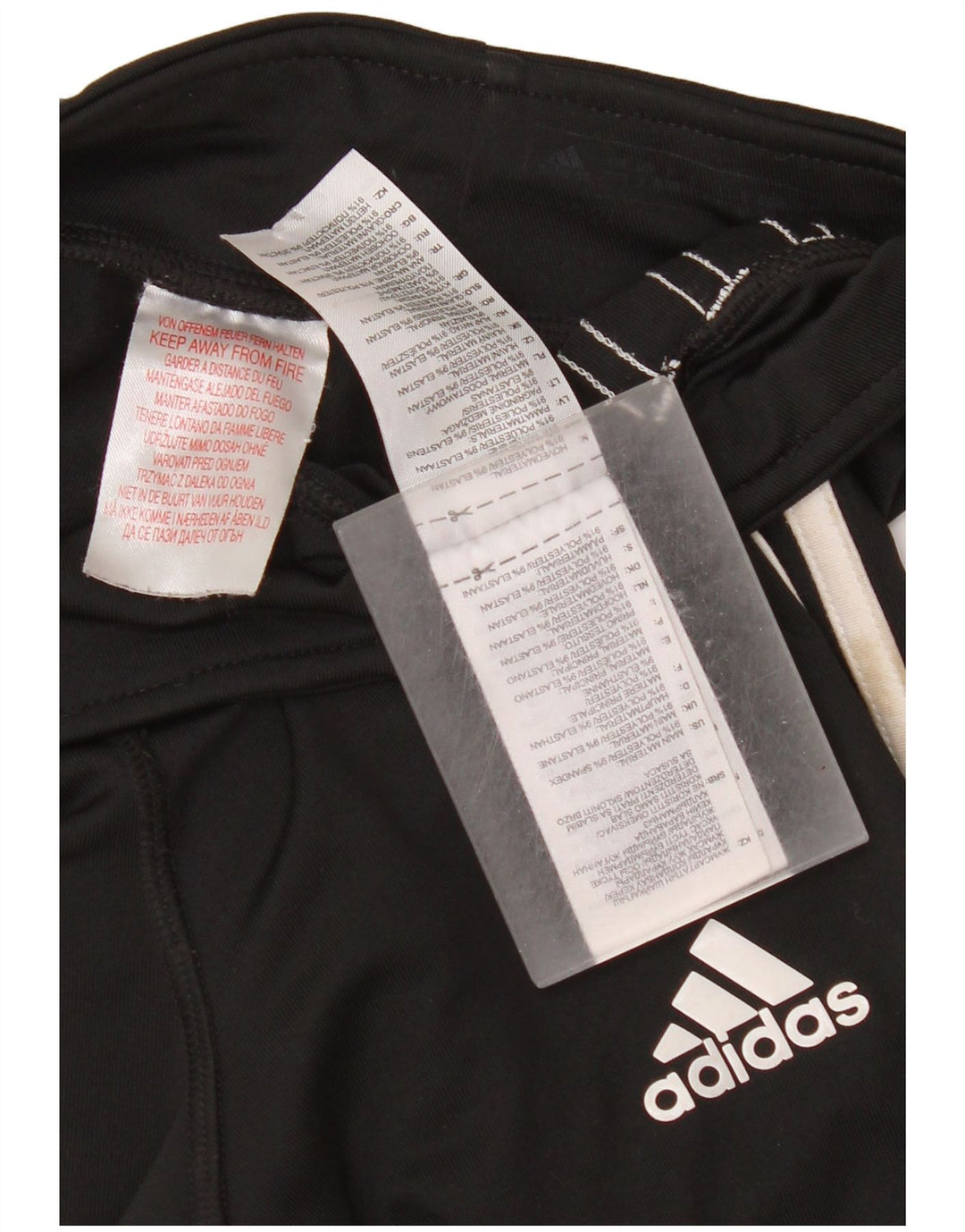 Leggings pentru fete Adidas 9-10 ani poliester negru