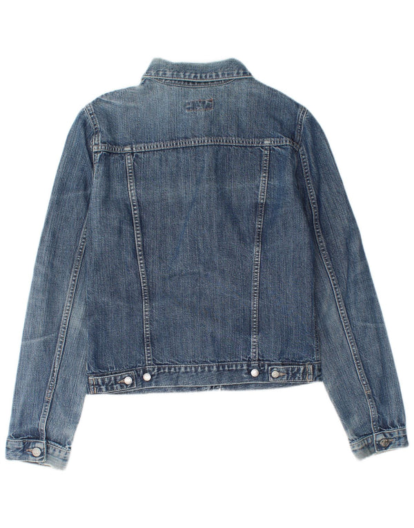 Jachetă de blugi pentru femei Carrera UK 12, bumbac albastru mediu