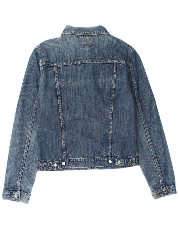 Jachetă de blugi pentru femei Carrera UK 12, bumbac albastru mediu