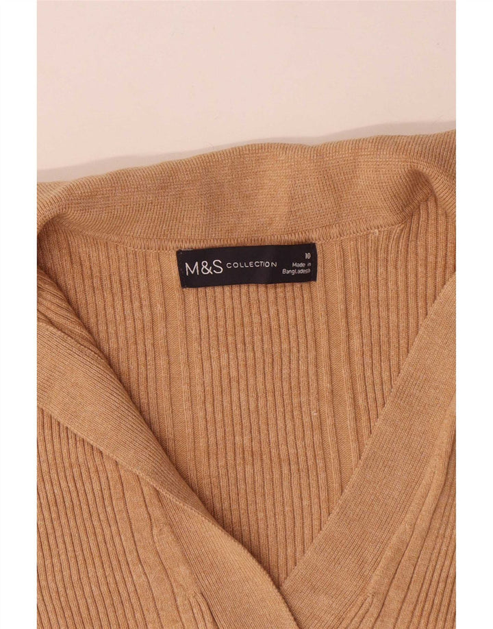 Pulover cu gât polo supradimensionat pentru femei Marks & Spencer UK 10 Mic Bej