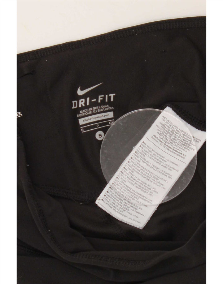 Leggings Dri Fit Nike pentru femei UK 10, poliester negru mic