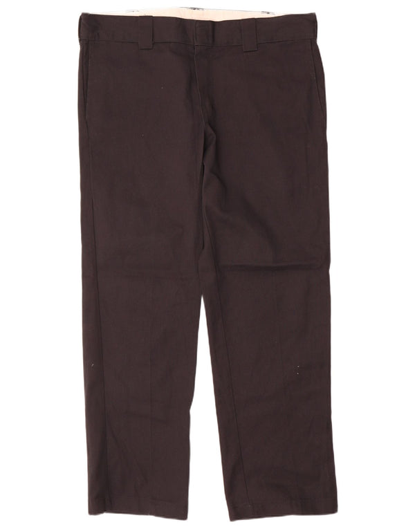 Pantaloni chino slim drepti pentru bărbați Dickies W36 L30 poliester negru