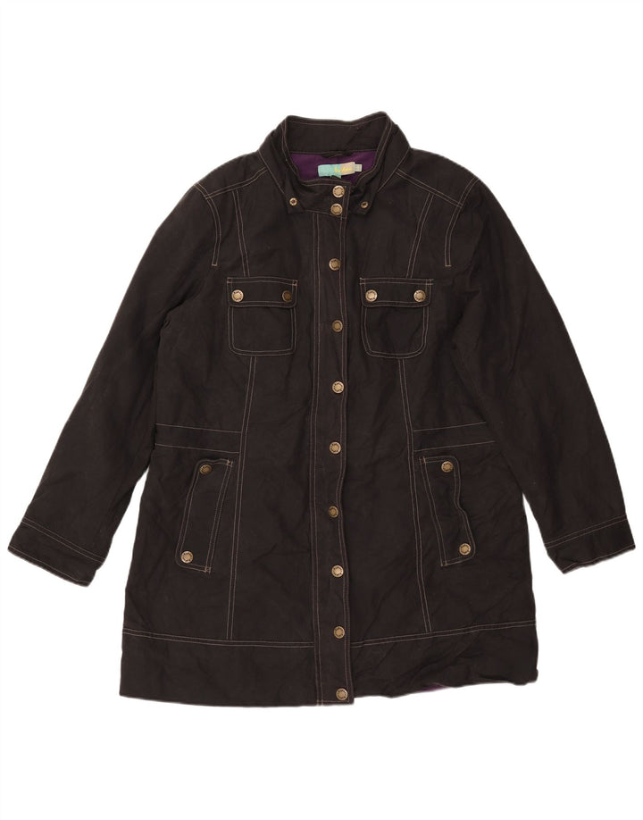 Pardesiu supradimensionat pentru femei Boden UK 10 Small Black