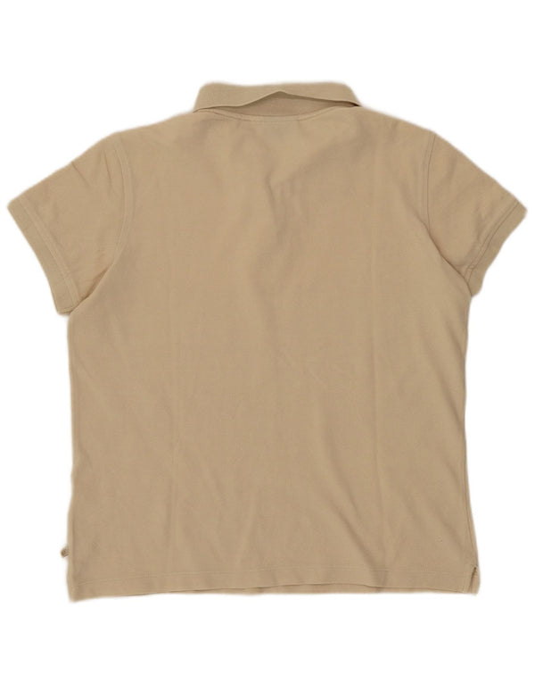 Tricou polo pentru femei Lotto UK 14 mare, bej, bumbac
