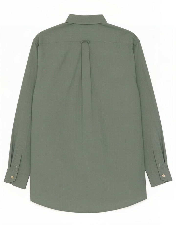 Camasa barbati Lacoste Marimea 40 bumbac verde mediu
