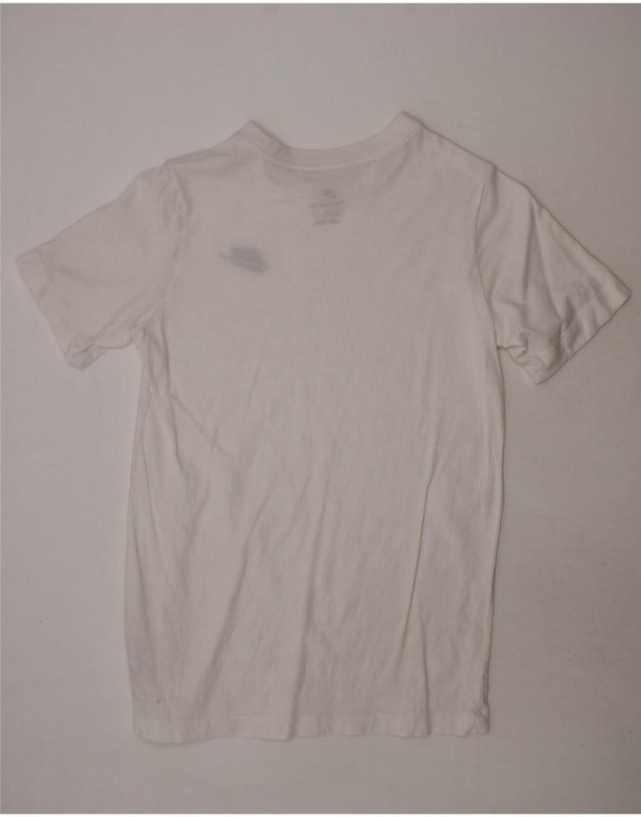 NIKE Boys T-Shirt Top 12-13 Years Large White Cotton Vintage Nike and Second-Hand Nike from Messina Hembry 