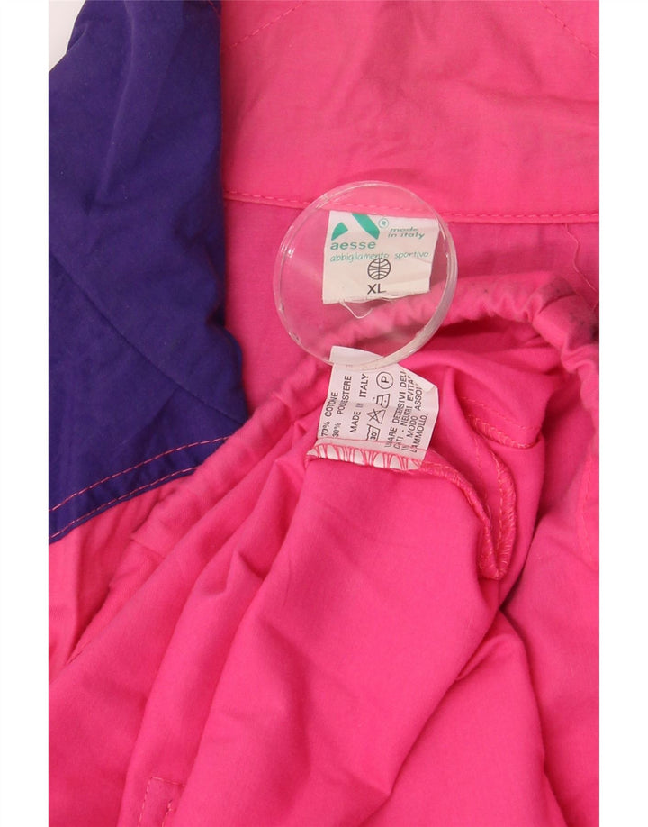 Trening pentru bărbați Aesse, cu fermoar, cu gât, XL, bumbac color bloc