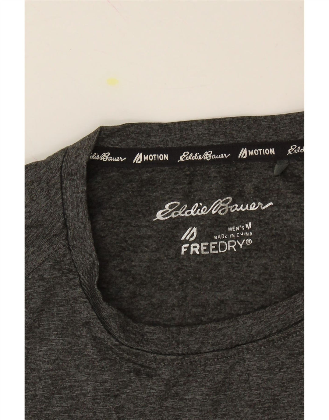 EDDIE BAUER Mens Top Long Sleeve Medium Grey Polyester Vintage Eddie Bauer and Second-Hand Eddie Bauer from Messina Hembry 