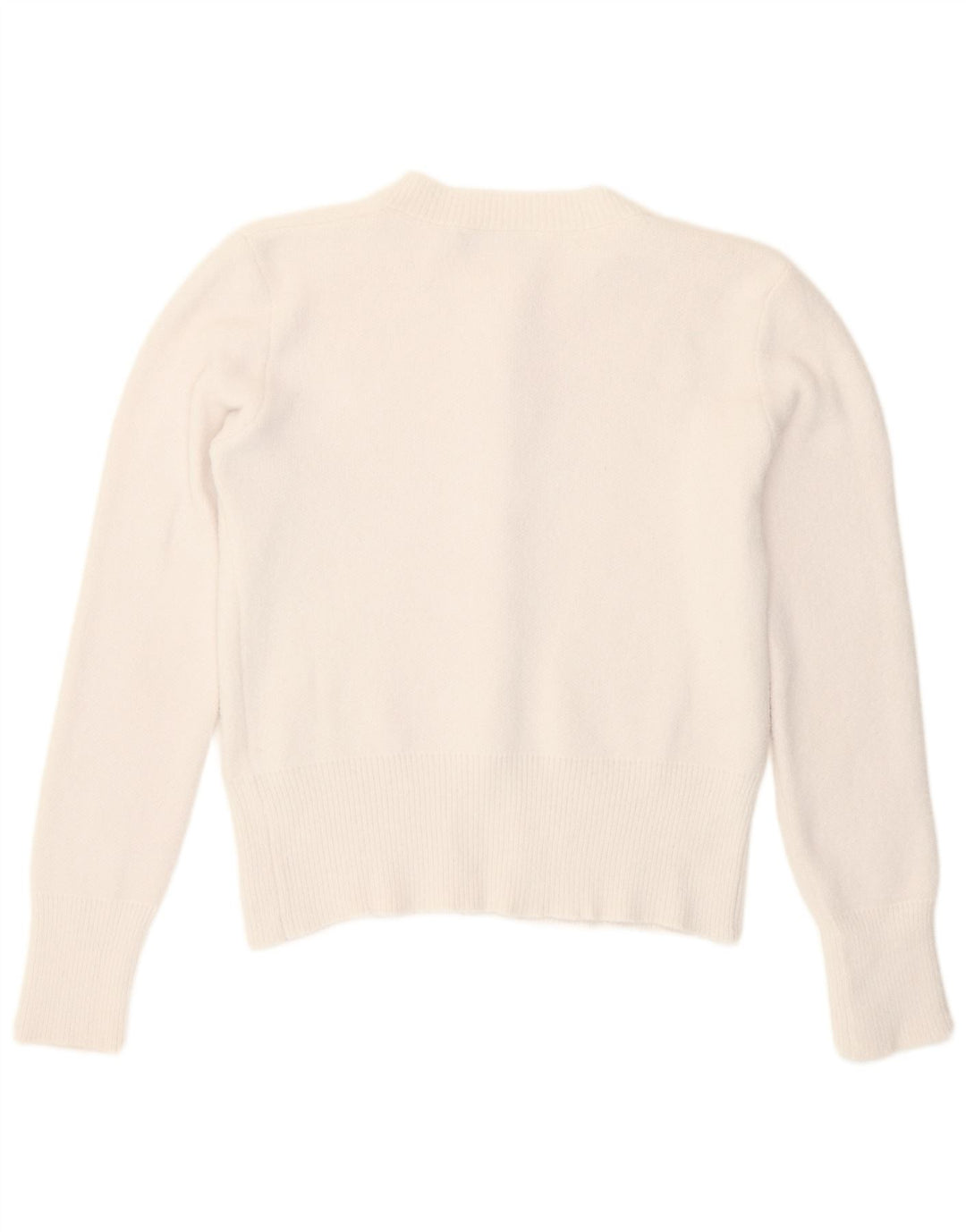 Pulover cardigan pentru femei Zara UK 14 Large White