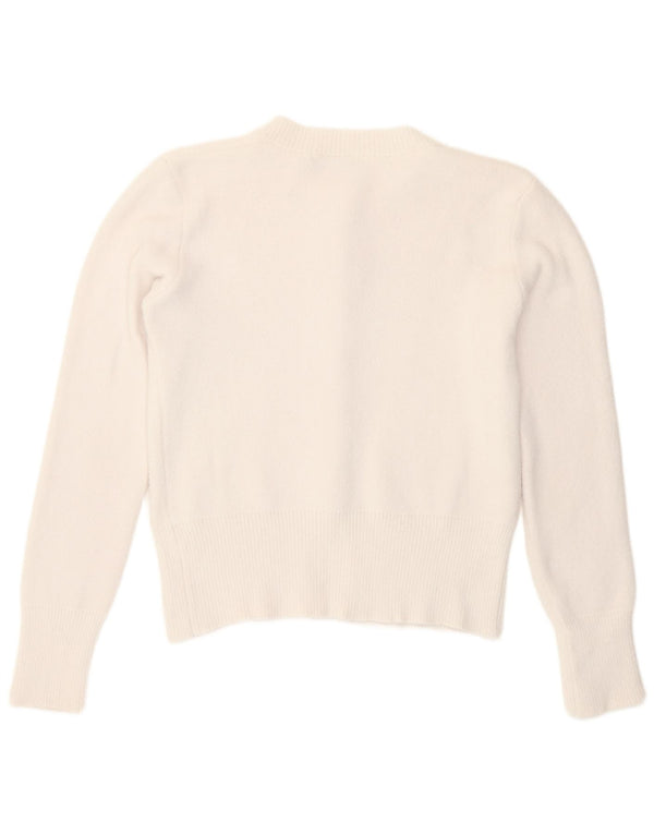 Pulover cardigan pentru femei Zara UK 14 Large White