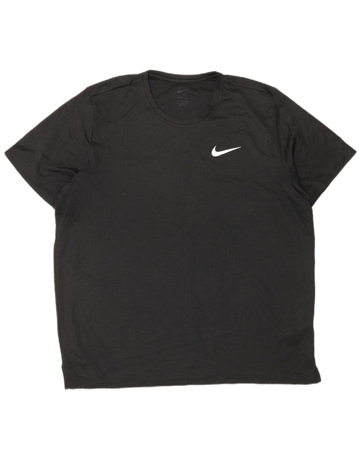 Tricou pentru bărbați NIKE Dri Fit Top XL Poliester negru