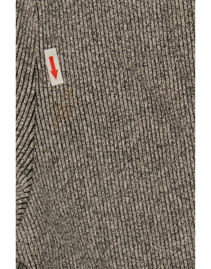 Leggings pentru femei Asics UK 14, mare, gri cu dungi