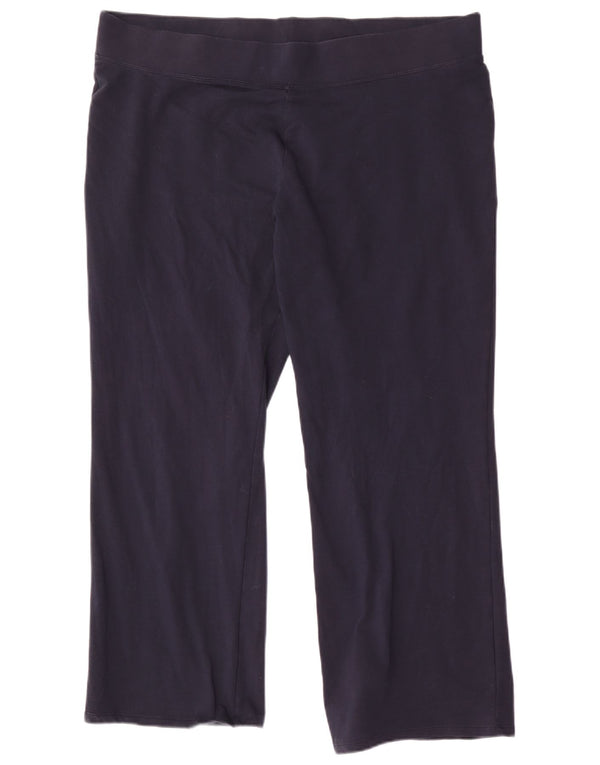 Pantaloni de trening pentru femei Marks & Spencer UK 20 2XL Bumbac bleumarin