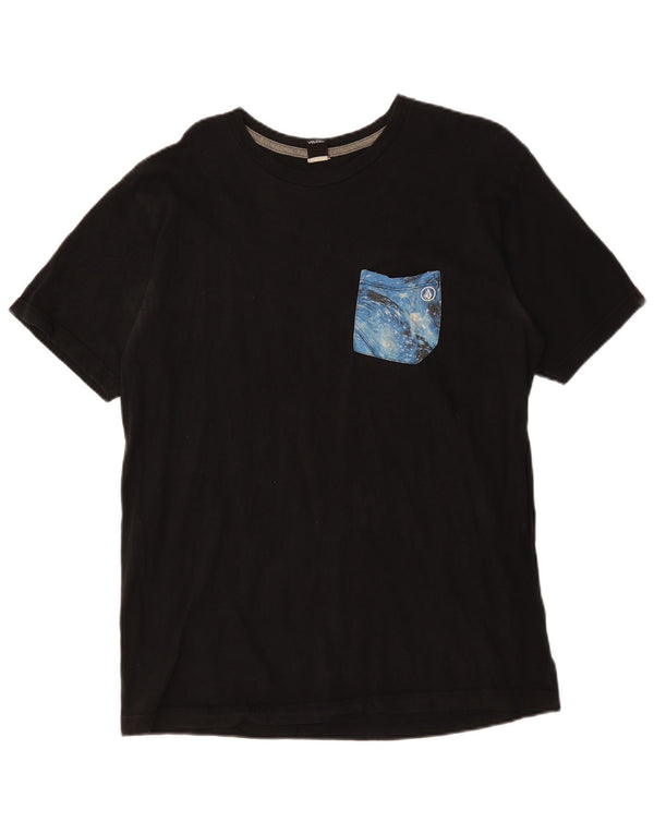 Tricou grafic Volcom pentru femei Top UK 16, mare, negru, bumbac