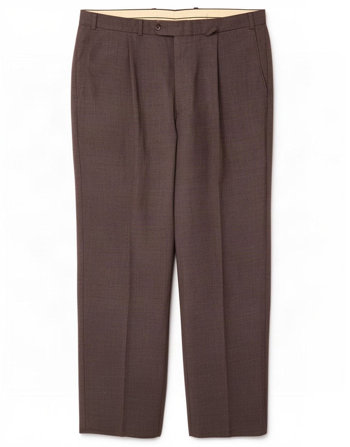 Pantaloni de costum pentru bărbați Marks & Spencer L36 L29 Gri poliester