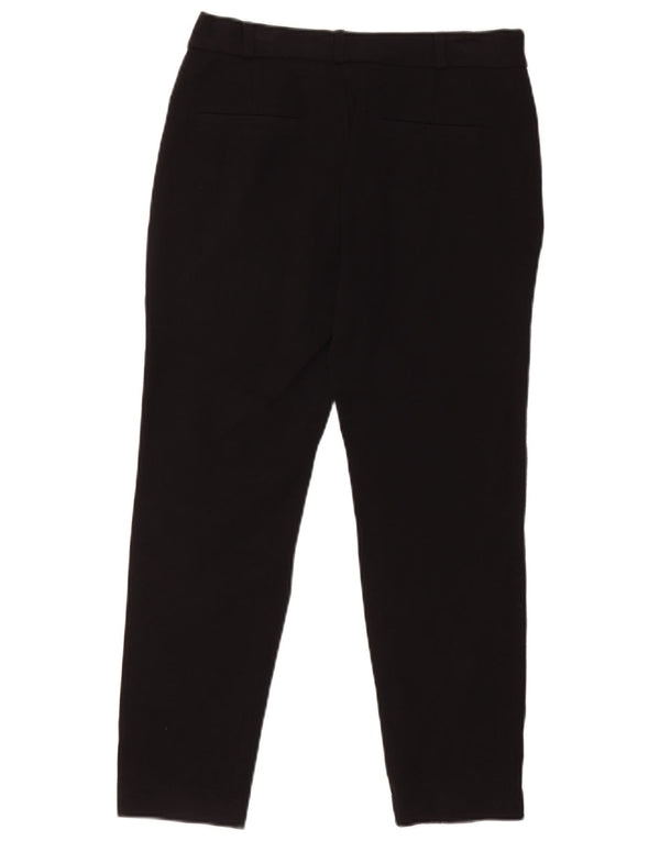 Pantaloni tăiați pentru femei Zara Medium L28 L25 Black Animal Print