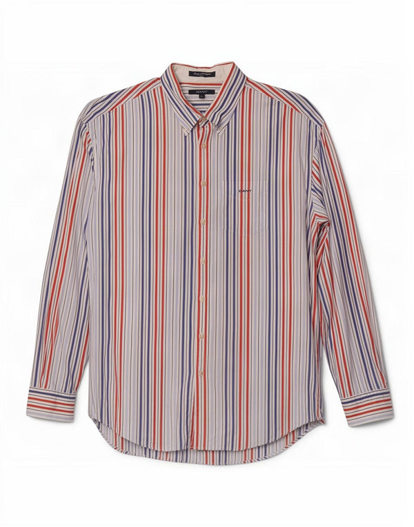 Cămașă pentru bărbați Gant 3XL, cu dungi multicolore